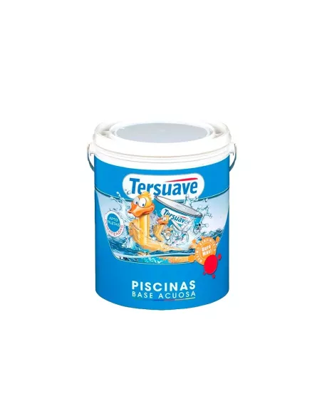 Pintura Para Piletas Piscinas Base Acuosa Mate Color Blanco Tersuave