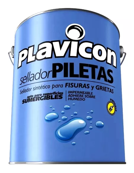 Plavicon Sellador Piletas Piscinas Grieta Fisura Azul