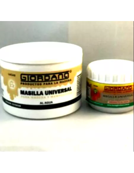 Masilla al Agua para Madera 300 Grs. Giordano