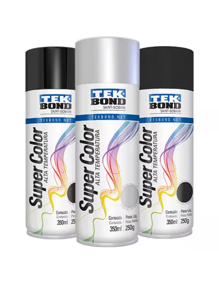 Pintura Aerosol Tek Bond Alta Temperatura